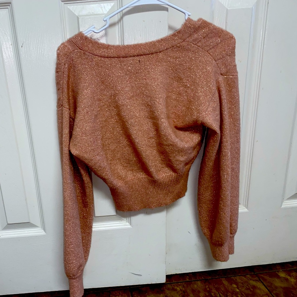 Nude pick long sleeve belly shirt